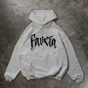 Favela Bolt Fleece Vanilla Hoodie