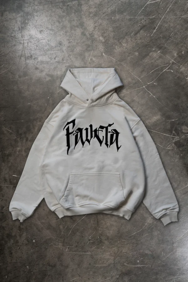 Favela Bolt Fleece Vanilla Hoodie