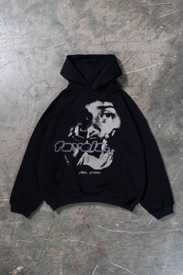 Favela Face to Face Hoodie Schwarz