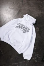 Favela Neuer 3D Druckknopf Hoodie Weiß