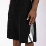 Favela Pleated Shorts Schwarz