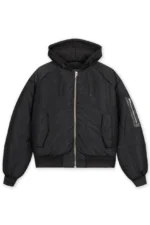 Favela Puffed Bomber Jacke Schwarz