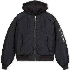 Favela Puffed Bomber Jacke Schwarz