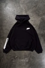 Favela SS23 Schwarz Snap Button Hoodie