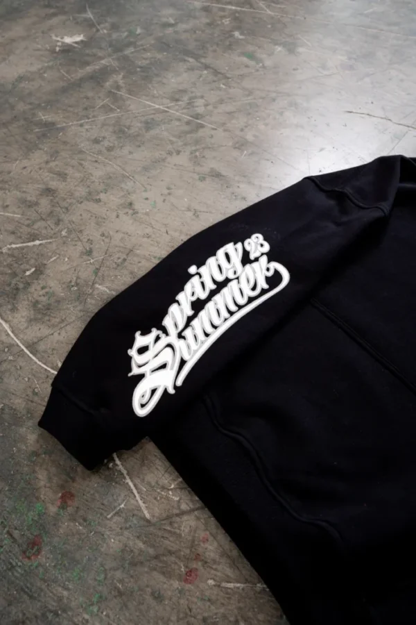 Favela SS23 Schwarz Snap Button Hoodie