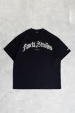 Favela Studios Chrom Schwarzes T-Shirt